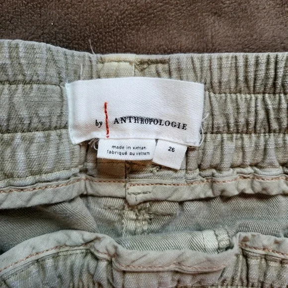 Anthropology Womens Pants Size 26 Khaki Green - Picture 5 of 5